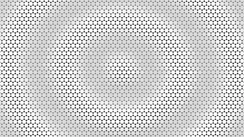 Hexagonal honeycomb grid pattern animation with dynamic circular rippling w.. Stockbeeldmateriaal 343249121