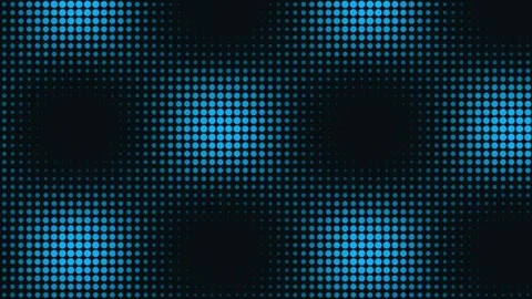 Hexagonal Honeycomb LED Luminescence Cascade Animation Loop Stock Footage 346647758