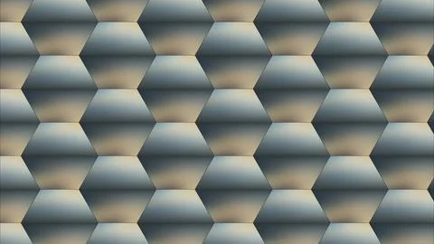 Hexagonal honeycomb pattern with gradient shading. Abstract geometric texture Stock Illustration