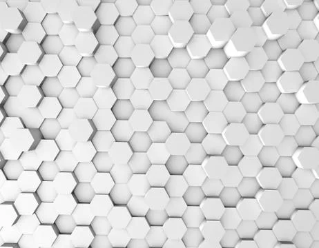 Hexagonal honeycomb structure graphics Stock Illustration