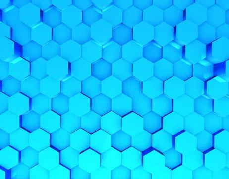 Hexagonal honeycomb structure graphics Stock Illustration