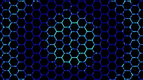 Hexagonal honeycomb texture movement. Background, backdrop texture Stock Footage 107470148