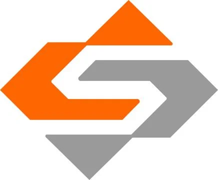 Hexagonal infinity letter s logo template illustration design Stock Illustration