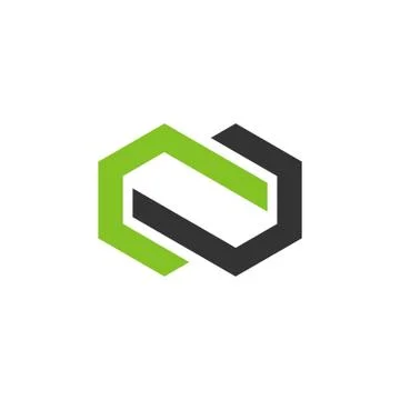 Hexagonal Infinity Logo Template Illustration Design. Vector EPS 10. Illustrazione stock