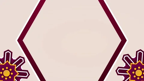 Hexagonal Islamic Art Stock Footage 335622626
