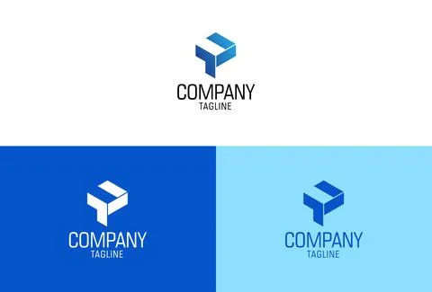 Hexagonal Letter P Logo Concept Design	 Stock Illustration