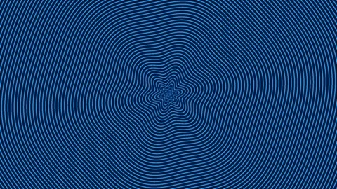 Hexagonal lines that radiate from the center, creating a sophisticated ripple Stock Footage 339581801