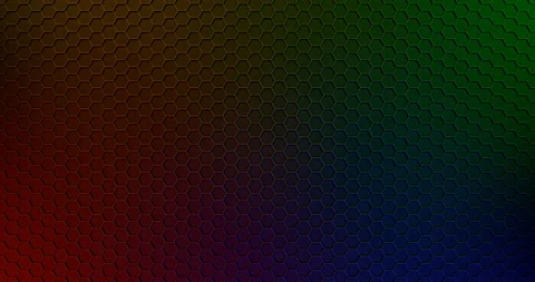 Hexagonal Mesh Wall w Colored Lights (2160p 25fps) Stock Footage 140472081