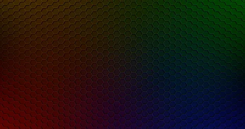 Hexagonal Mesh Wall w Colored Lights (2160p 23.976) Stock Footage 140472083