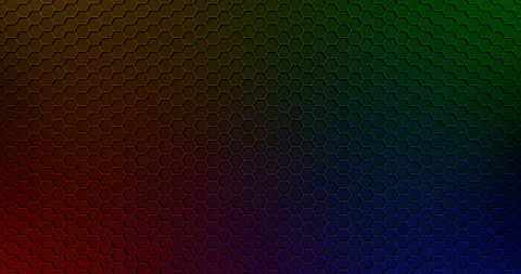 Hexagonal Mesh Wall w Colored Lights (2160p 29.97) Stock Footage 140473242