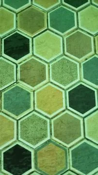 Hexagonal motif Stock Photos
