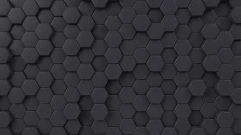 Hexagonal moving looping background. Animated hexagons, honeycomb pattern. Stock Footage 122765796
