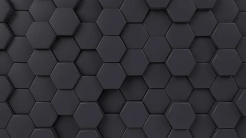 Hexagonal moving looping background. Animated hexagons, honeycomb pattern. Stock Footage 125262688