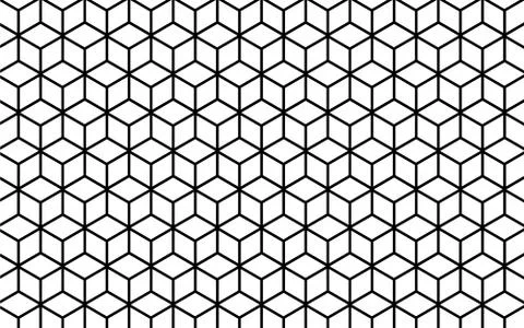 Hexagonal pattern background Stock Illustration