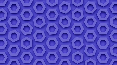 Hexagonal pattern with honeycomb shapes, moving hexagons abstract background Stock Footage 161593265