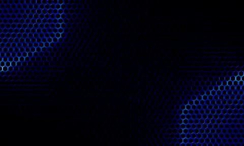 Hexagonal pattern with iron structure - Illustration Stock Illustration