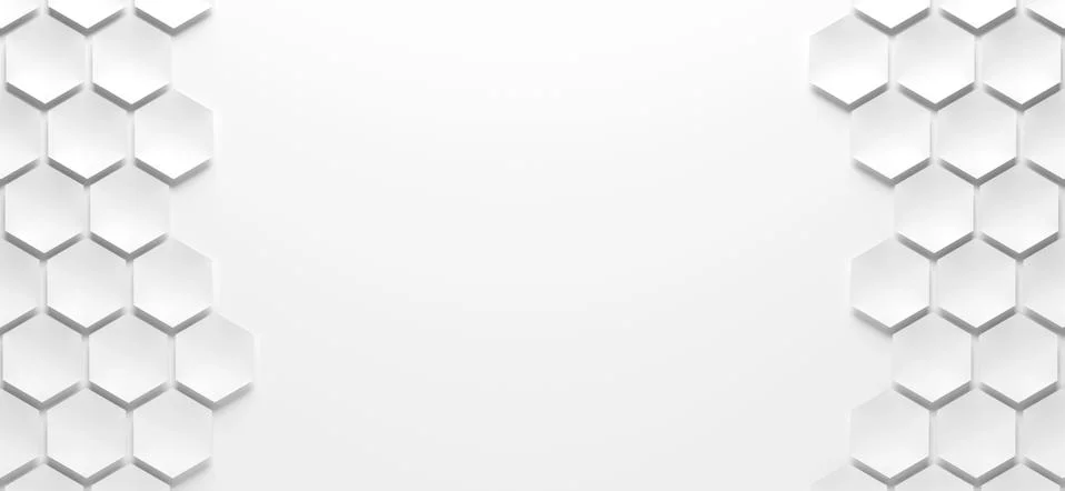 Hexagonal pattern with technical structure - Illustration Stock-Illustration