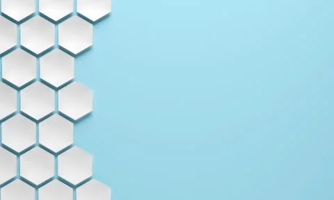 Hexagonal pattern with technical structure - Illustration Stock Illustration