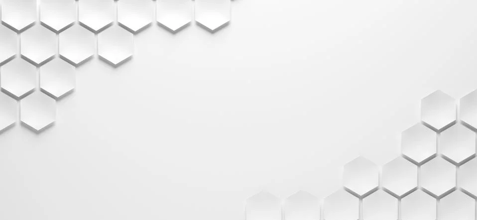 Hexagonal pattern with technical structure - Illustration Stock Illustration