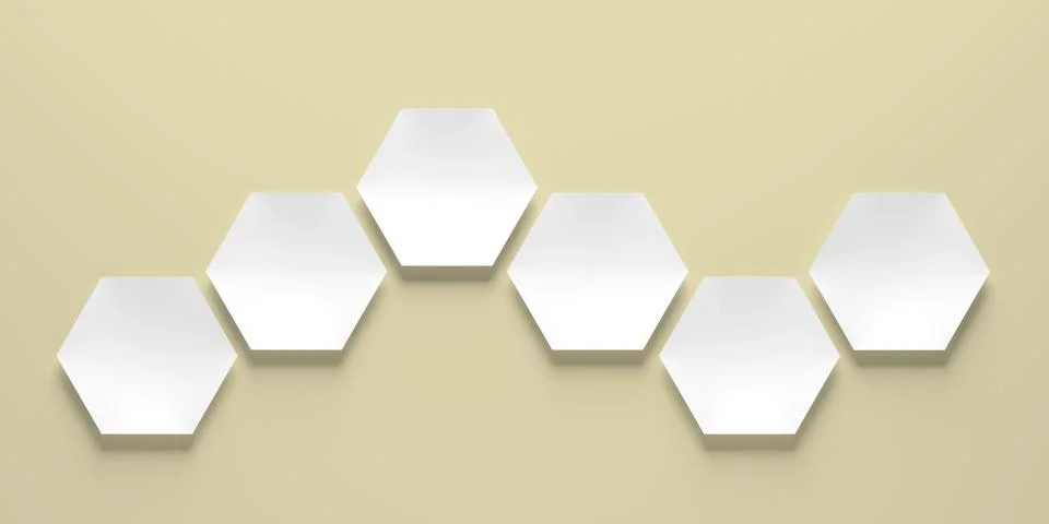 Hexagonal pattern with technical structure - Illustration Stock Illustration