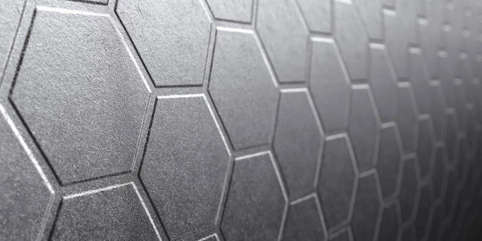 Hexagonal pattern in technical structure - Illustration hexagonal pattern ... Stock Photos