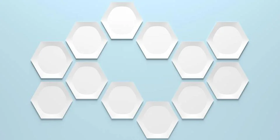 Hexagonal pattern with technical structure - Illustration hexagonal patter... Stock Photos