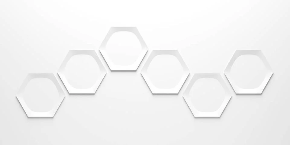 Hexagonal pattern with technical structure - Illustration hexagonal patter... Stock Photos