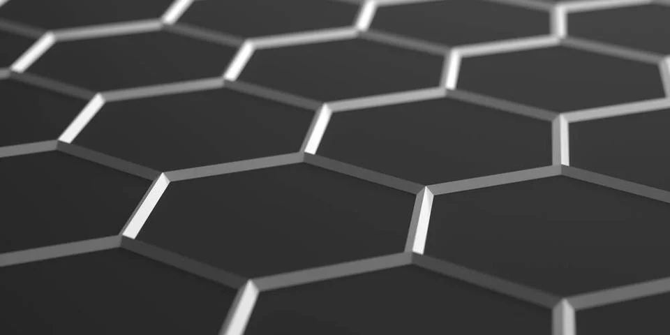 Hexagonal pattern in technical structure - Illustration hexagonal pattern ... Stock Photos