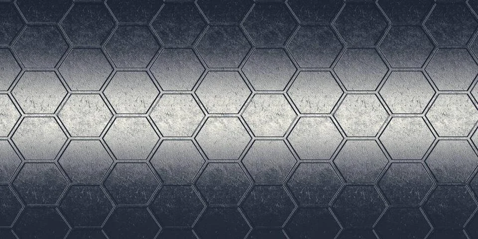 Hexagonal pattern in technical structure - Illustration hexagonal pattern ... Stock Photos