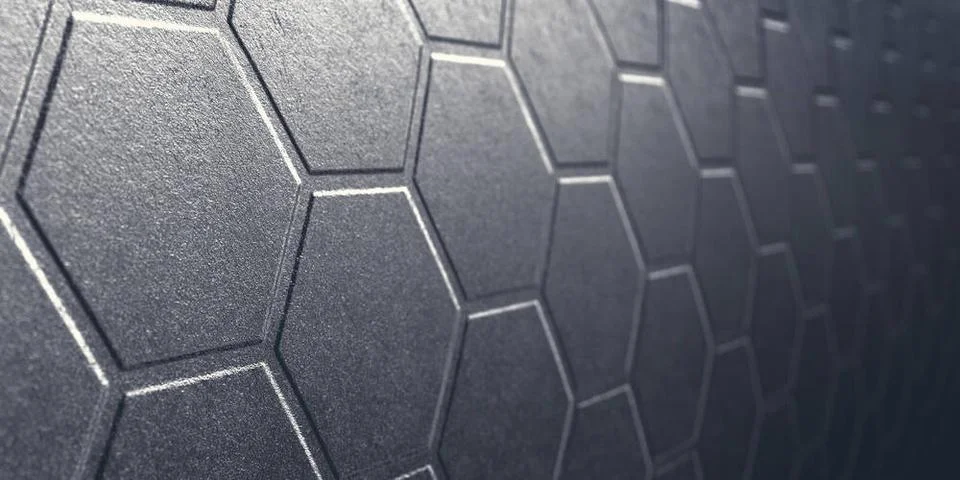 Hexagonal pattern in technical structure - Illustration hexagonal pattern ... Stock Photos