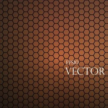 Hexagonal pattern vector Illustrazione stock