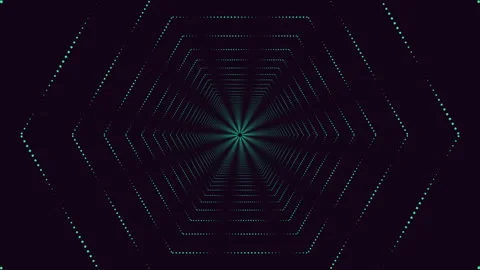 Hexagonal pink and blue pattern for websites and designs Stock Footage 321941496