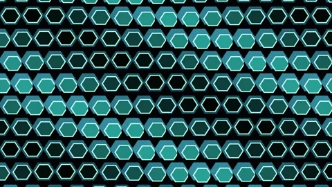 Hexagonal prism pattern background provides seamless Stock Footage 341743058