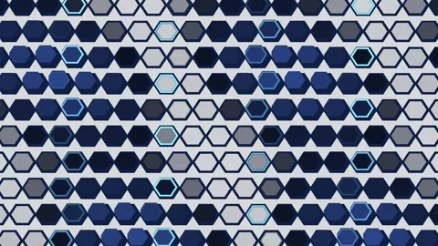 Hexagonal Prism Pattern Background Seamless Loop Stock Footage 341822073