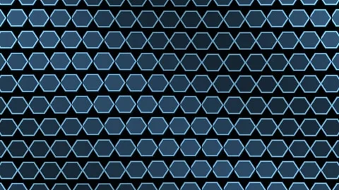Hexagonal prism pattern background used for seamless Stock Footage 341743127