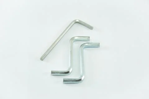 Hexagonal screwdriver isolated on white Stock-Fotos