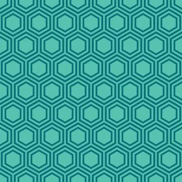 Hexagonal seamless pattern Stock Illustration