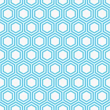 Hexagonal seamless pattern Stock Illustration