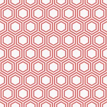 Hexagonal seamless pattern Stock Illustration