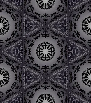 Hexagonal seamless tapestry Stock Illustration