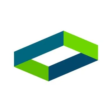 Hexagonal Shape Intersection Symbol Design Stock Illustration