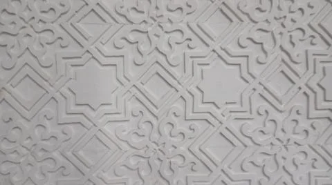 Hexagonal star motif Stock Photos