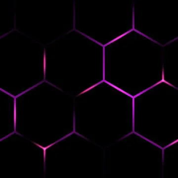 Hexagonal technology on background. Stock Illustration