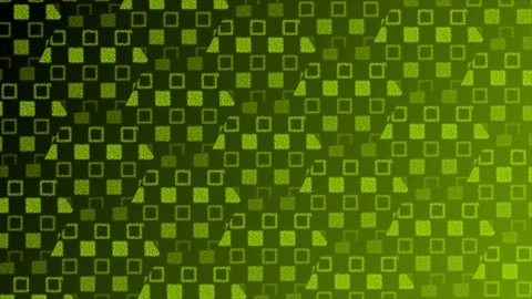 Hexagonal tile mirroring light green color square pattern background Stock Footage 222920429