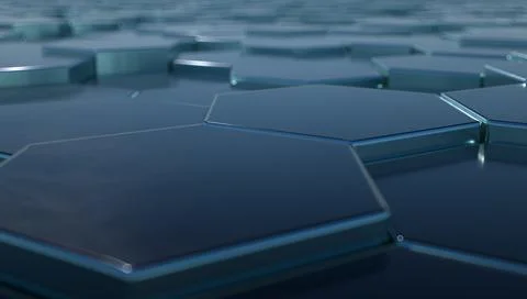 Hexagonal tiles background Stock Illustration