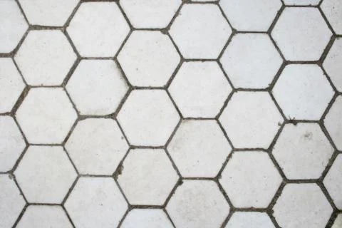 Hexagonal tiles Stock Photos