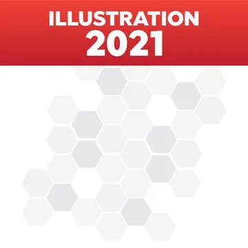 Hexagonal vector background. Geometric hexagonal abstract pattern Stock Illustration