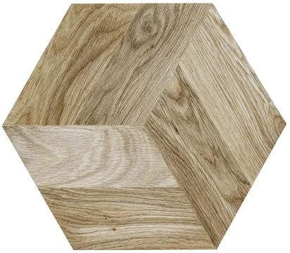 Hexagonal wood panel for interior decoration. Photos