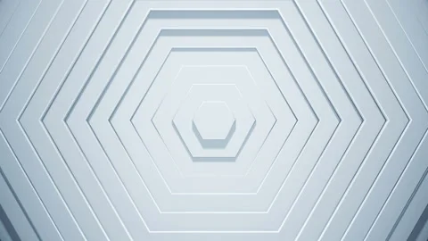 Hexagons 3d geometric abstract background. 動画素材 132131597