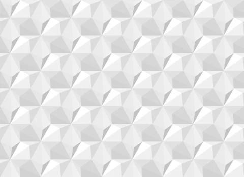 Hexagons and Triangles Seamless Pattern. Vector Geometric Abstract Background Stock Illustration